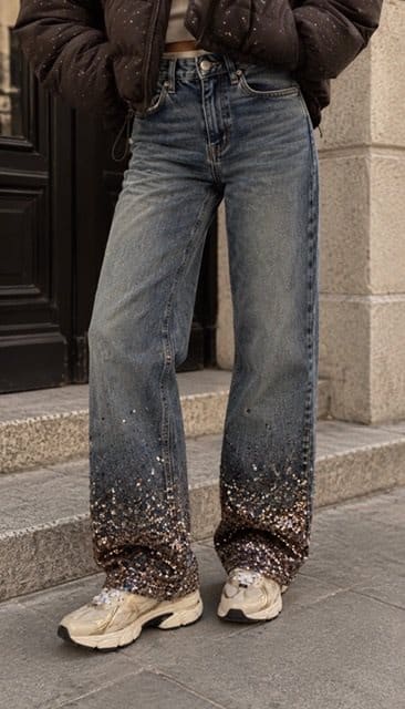 Confetti jeans