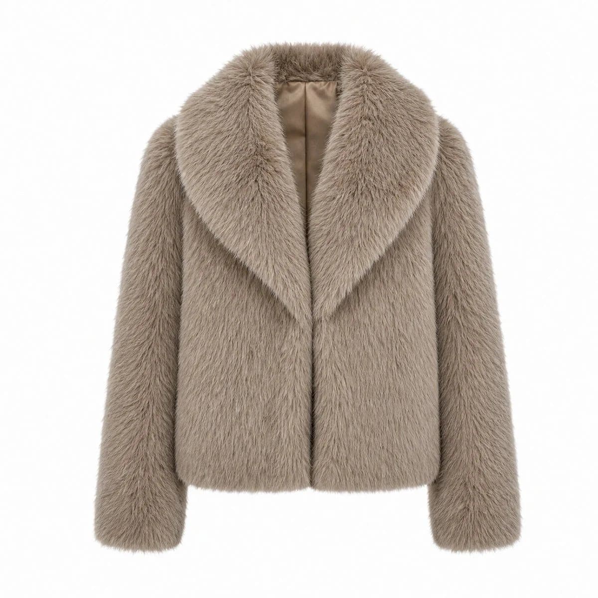 Faux fur jacket