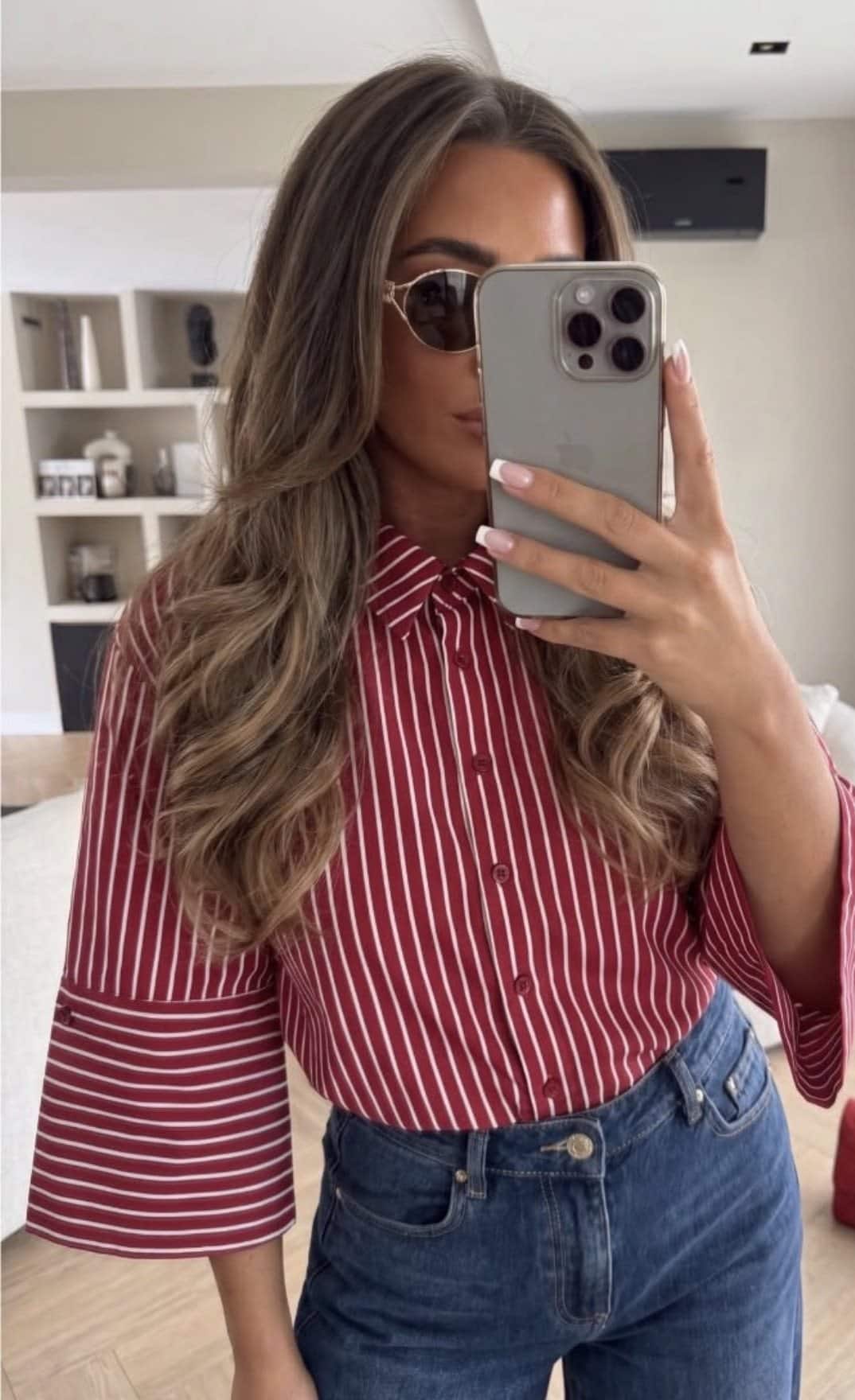 Stripey blouse